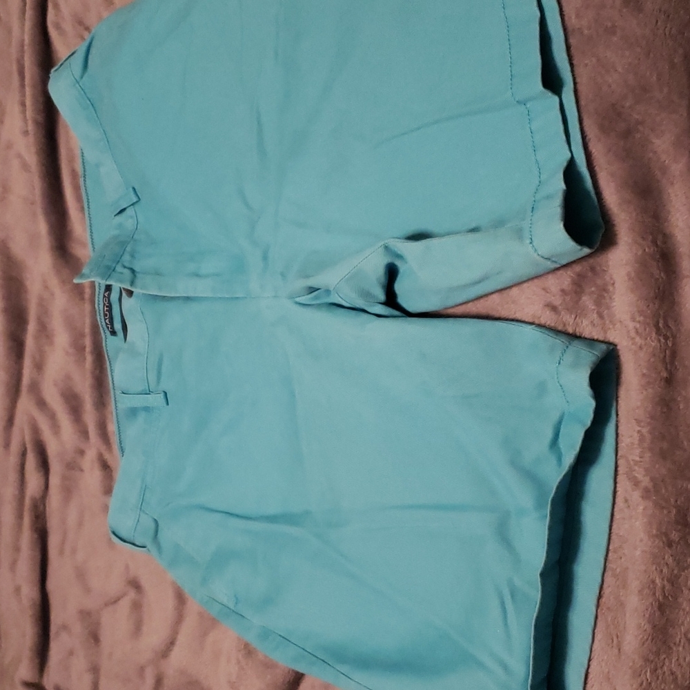 Men's turquoise Chino shorts, summer, dad, vacation, casual, waist 38